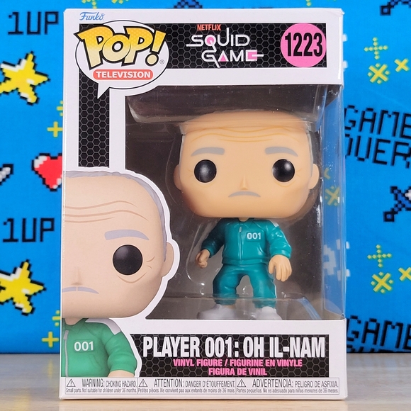 Funko PoP Television Netflix Squid Game Player 001 OH IL NAM 4" #1223 Vinyl New - Picture 1 of 6